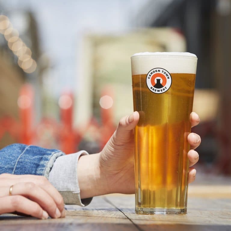 Cover Image for Buy 1 get 1 free on a pint of Camden Hells at The Oaks