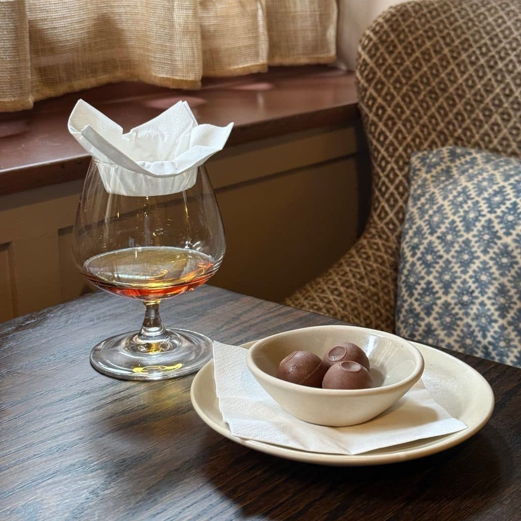 Cover Image for Compliment Truffles when you order Rémy Martin VSOP Cognac at The Oaks